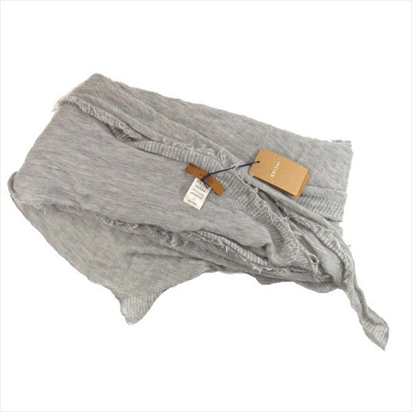 グリサール カシミア100% 日本製 ストール レディース グレー系【中古】