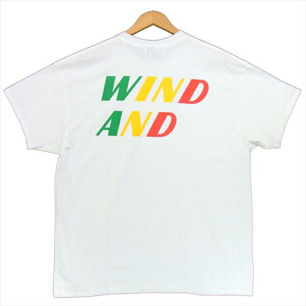 ウィンダンシー WDS-20S2-CS-05 SEA TRICOLOR TEE トリコロール プリント Tシャツ 白系 XL【新古品】【未使用】【中古】