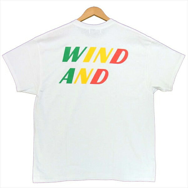 L 白 wind and sea トリコロール Tシャツ 2n