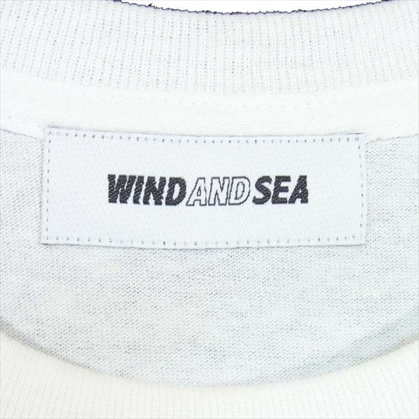 ウィンダンシー WDS-20S2-CS-05 SEA TRICOLOR TEE トリコロール プリント Tシャツ 白系 XL【新古品】【未使用】【中古】