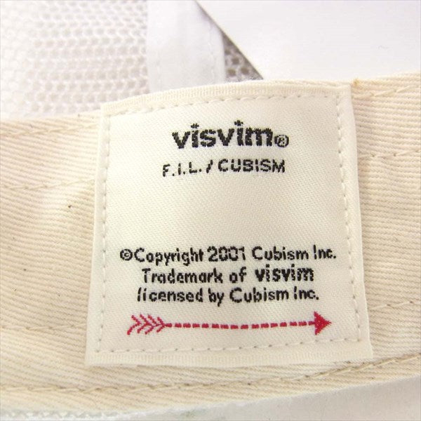 VISVIM ビズビム 0120103003025 GOODYEAR CAP ストライプ キャップ 帽子 ベージュ系 F【新古品】【未使用】【中古】