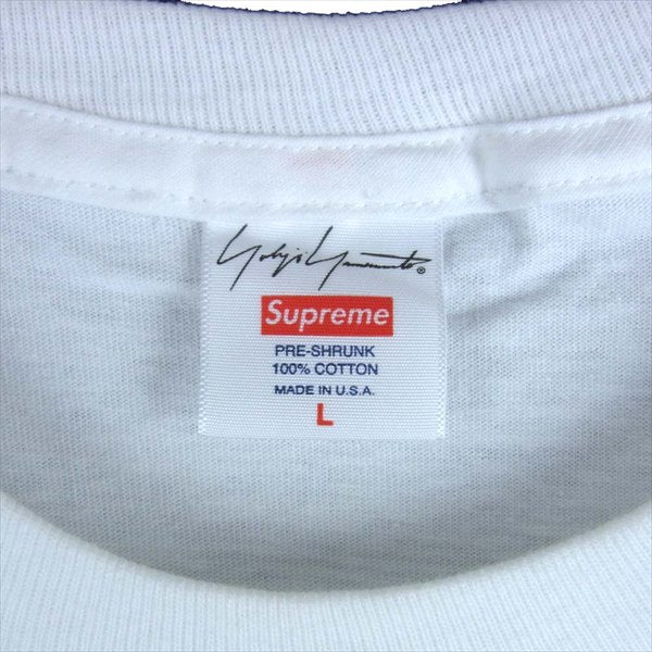 Supreme シュプリーム × ヨウジヤマモト Yohji Yamamoto 20AW Game Over Tee ゲームオーバー シャツ 白 L【新古品】【未使用】【中古】