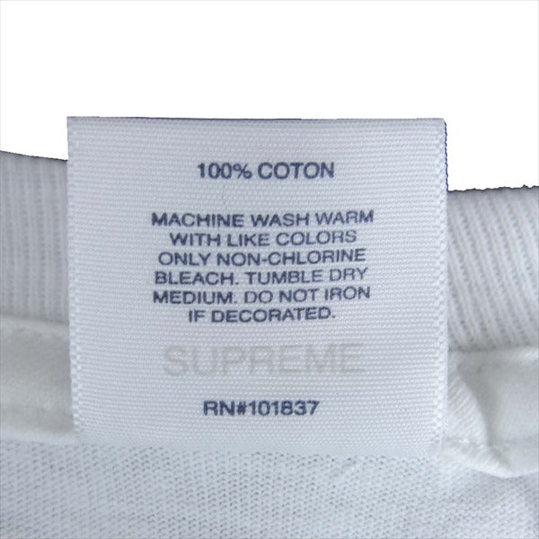 Supreme シュプリーム × ヨウジヤマモト Yohji Yamamoto 20AW Game Over Tee ゲームオーバー シャツ 白 L【新古品】【未使用】【中古】