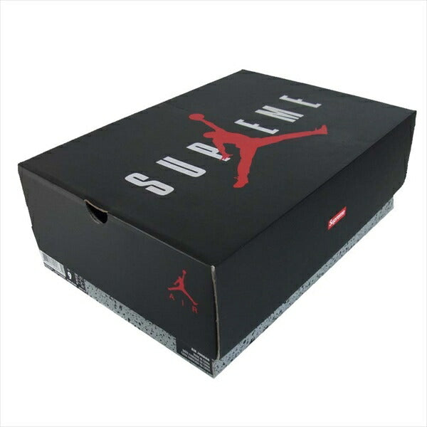 Supreme シュプリーム × ナイキ NIKE 15AW 824371-001 AIR JORDAN 5 RETRO エアジョーダン スニーカー Black/White-Varsity red US9【中古】