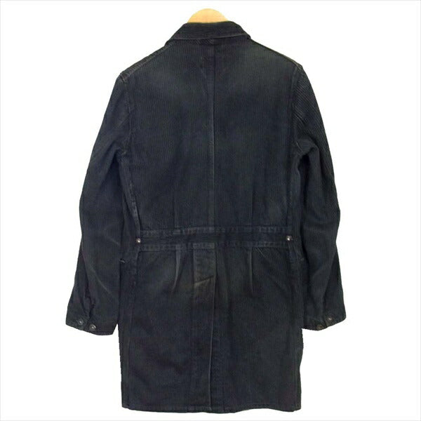 Engineered Garments エンジニアードガーメンツ ピンストライプ コットン US メカニック コート ブラック系 XS【中古】