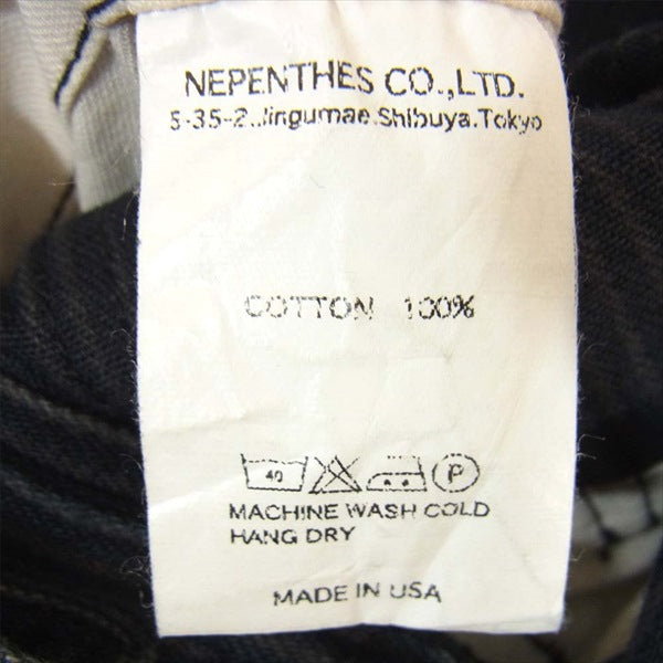 Engineered Garments エンジニアードガーメンツ ピンストライプ コットン US メカニック コート ブラック系 XS【中古】