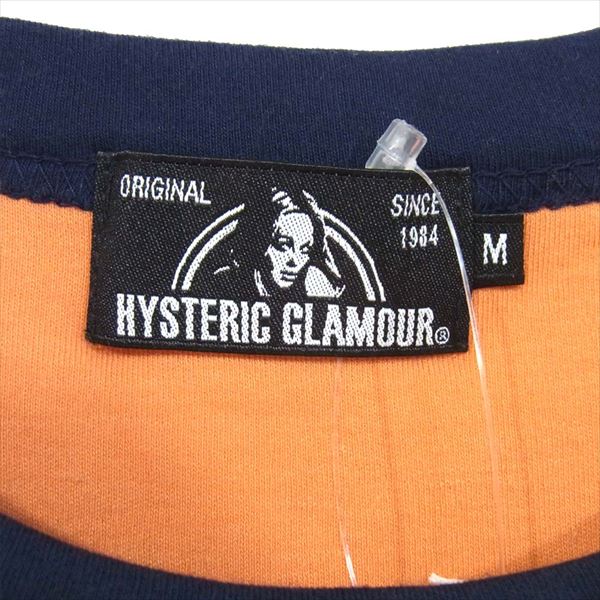 HYSTERIC GLAMOUR ヒステリックグラマー 02202CT20 HYS STAR 半袖Tシャツ プリント Tシャツ オレンジ系 M【中古】