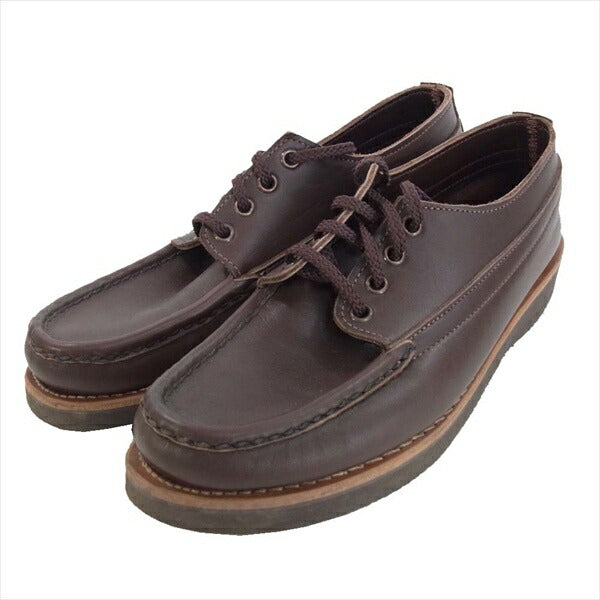 RUSSELL MOCCASIN ラッセルモカシン ディアスキン レザー モカシン ブーツ モカシンブーツ ダークブラウン系 US7【中古】