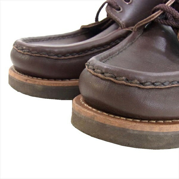 RUSSELL MOCCASIN ラッセルモカシン ディアスキン レザー モカシン ブーツ モカシンブーツ ダークブラウン系 US7【中古】