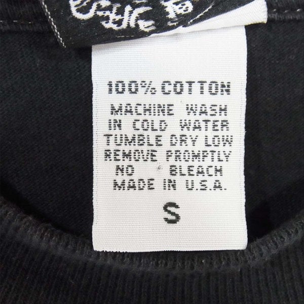 CHROME HEARTS クロムハーツ（原本無） FOTI スカル クロス プリント ポケット 半袖Tシャツ Tシャツ ブラック系 S【中古】