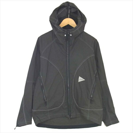 and wander アンドワンダー AW43-FT012 Dry touch strech jacket マウンテン パーカー ジャケット グレー系 3【中古】