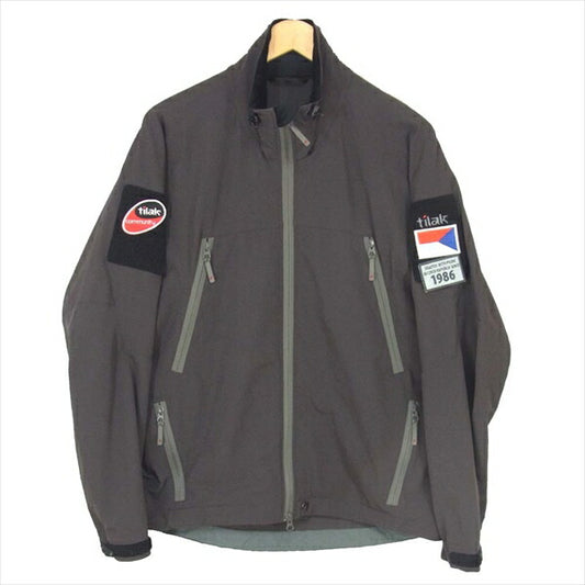 TILAK ティラック noshaq MIG Jacket ノシャッグ ミグ ワッペン ポイント ジャケット チャコール系 S【中古】