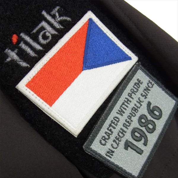 TILAK ティラック noshaq MIG Jacket ノシャッグ ミグ ワッペン ポイント ジャケット チャコール系 S【中古】