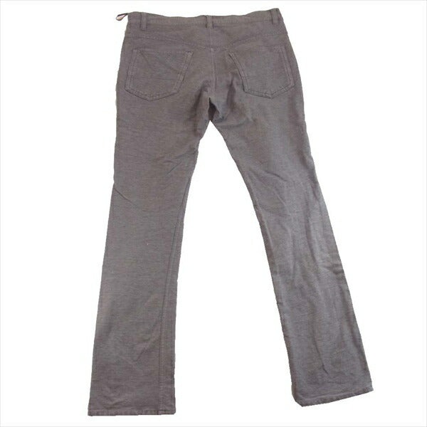 OURET オーレット メンズ 日本製 無地 コットン ストレッチ スリム パンツ グレー系【中古】