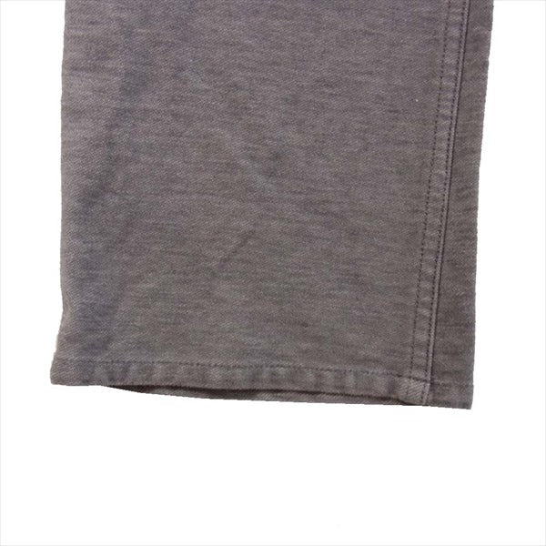 OURET オーレット メンズ 日本製 無地 コットン ストレッチ スリム パンツ グレー系【中古】