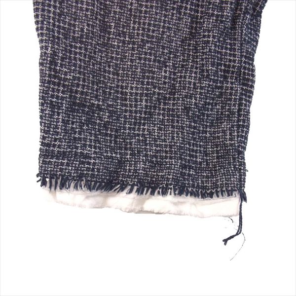 OURET オーレット メンズ カットオフ レイヤード パンツ ショートパンツ ネイビー系【中古】