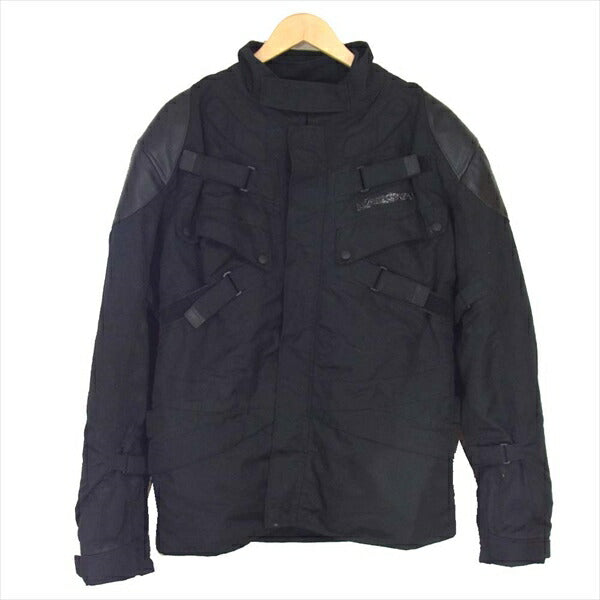 KADOYA カドヤ ライナー付き ファスナー 防寒 防水 ナイロン 無地 シンプル ジャケット ブラック系 4L【中古】