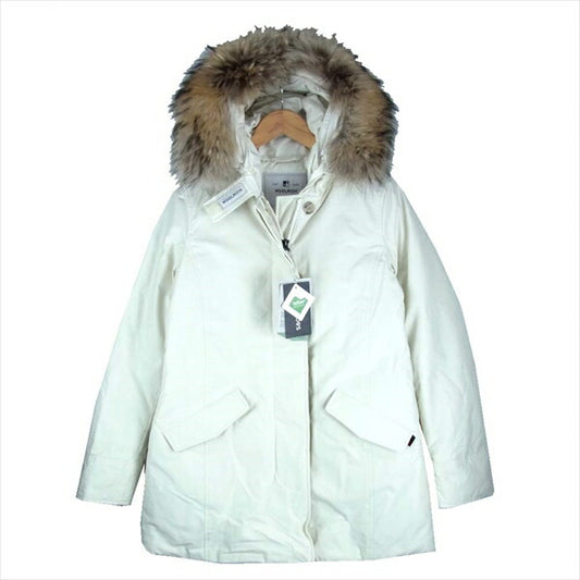 WOOLRICH ウールリッチ ARCTIC PARKA ファー付き アークティック レディース パーカー ホワイト系 S【新古品】【未使用】【中古】