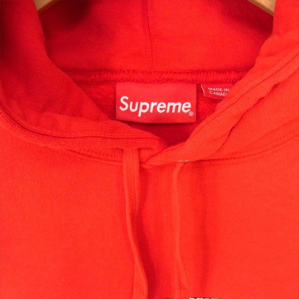 Supreme シュプリーム 19AW The Velvet Under ground Hooded Sweatshirt ヴェルベットアンダーグラウンド フーデッド スウェット パーカー レッド系【美品】【中古】