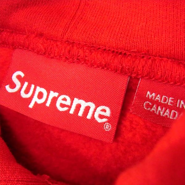 Supreme シュプリーム 19AW The Velvet Under ground Hooded Sweatshirt ヴェルベットアンダーグラウンド フーデッド スウェット パーカー レッド系【美品】【中古】