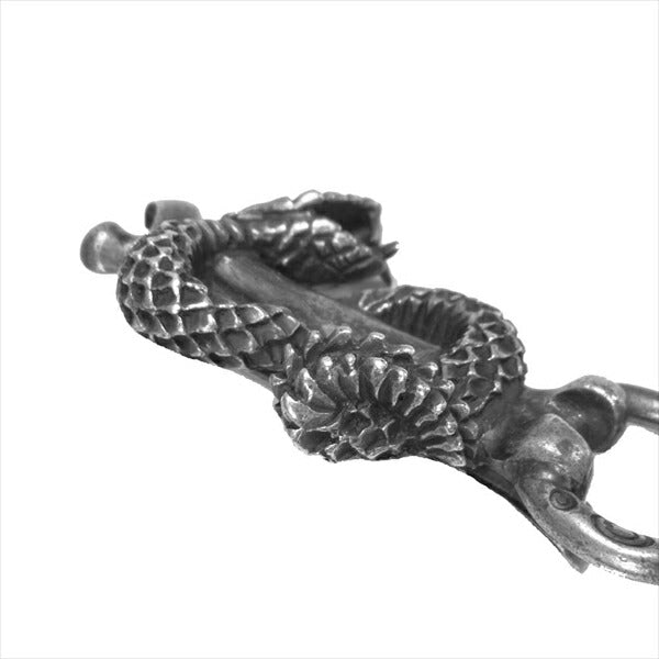 GABOR ガボール スネーク ベルトフック キーキーパー その他アクセサリー シルバー【中古】