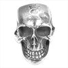 GABOR ガボール ギャラ付 ラージ スカル ウィズ ジョー 顎付き リング シルバー 約18号【中古】