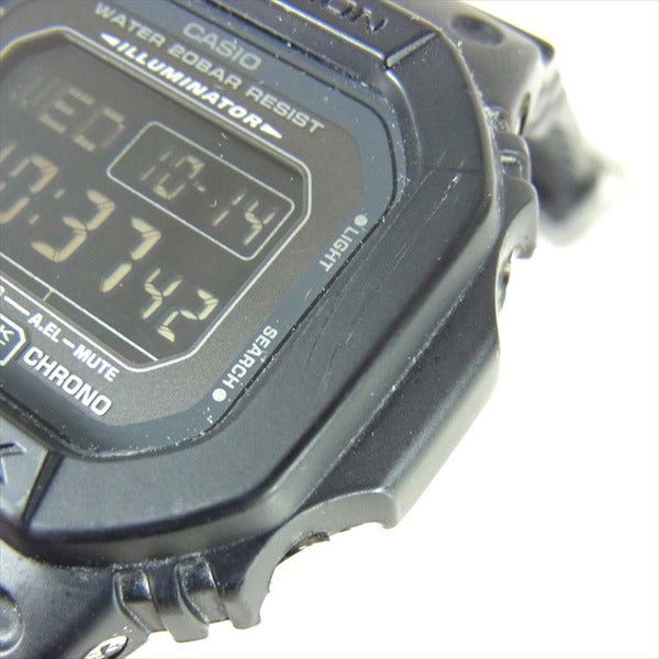 G-SHOCK ジーショック DW-D5600P 3433 デジタル ウォッチ 時計 時計 ウォッチ ブラック系 表記無し【中古】