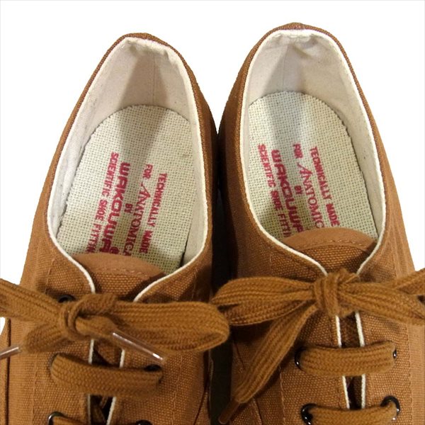 アナトミカ 540-501-0102 ワクワ WAKOUWA WAK DECK SHOES LOW デッキ シューズ ブラウン系 US7【新古品】【未使用】【中古】