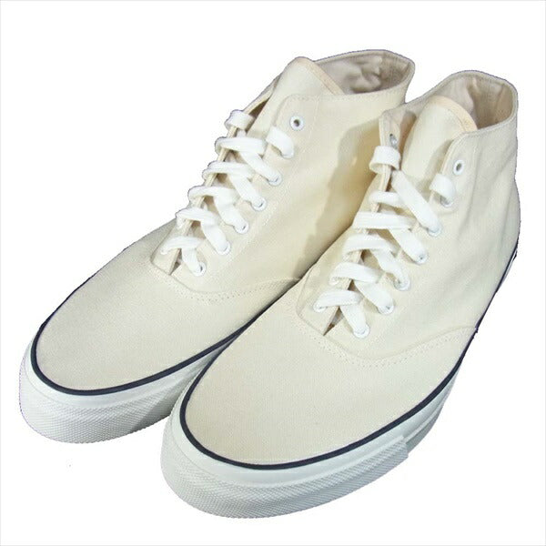 アナトミカ ワクワ WAKOUWA 540-501-0205 WAK DECK SOLE ハイカット スニーカー オフホワイト系 US9【新古品】【未使用】【中古】