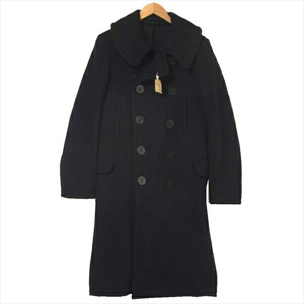 アナトミカ BB CLOTH PEA COAT LONG 13スター ボタン Pコート ダークネイビー系 38【新古品】【未使用】【中古】