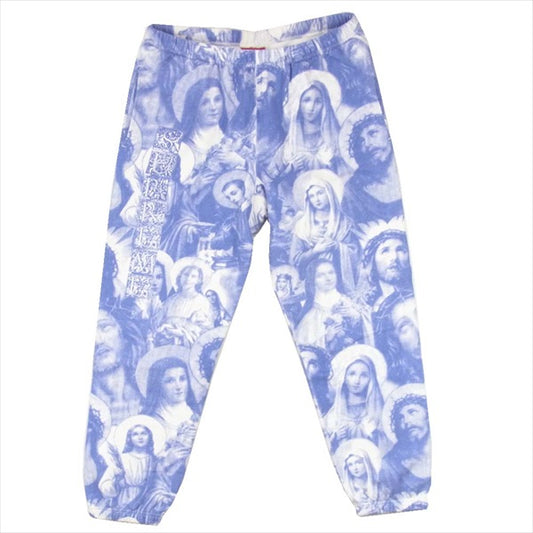Supreme シュプリーム 18AW Jesus and Mary Sweatpant ジーザス スウェット パンツ ブルー系 S【新古品】【未使用】【中古】