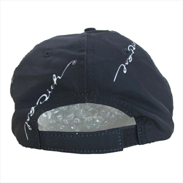 JOYRICH ジョイリッチ Script Repeat 6 Panel Cap 総柄 パネル レディース キャップ ブラック系 -【美品】【中古】