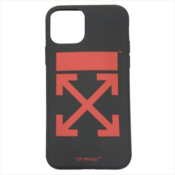 OFF-WHITE オフホワイト 20SS ARROWS PHONE 11 PRO COVER アイフォンケース 黒系【新古品】【未使用】【中古】