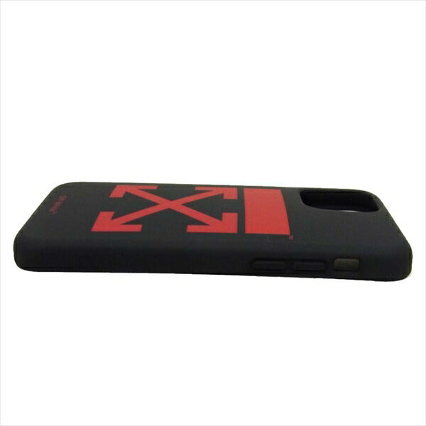 OFF-WHITE オフホワイト 20SS ARROWS PHONE 11 PRO COVER アイフォンケース 黒系【新古品】【未使用】【中古】