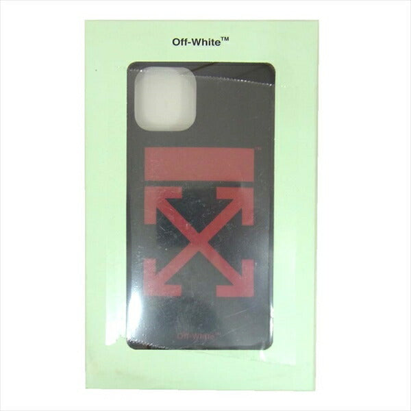 OFF-WHITE オフホワイト 20SS ARROWS PHONE 11 PRO COVER アイフォンケース 黒系【新古品】【未使用】【中古】