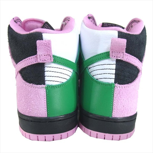 NIKE ナイキ CU7349-001 国内正規品 SB DUNK HIGH PRO PRM INVERT CELTICS スニーカー Black/PinkRise-LuckyGreen US10【新古品】【未使用】【中古】