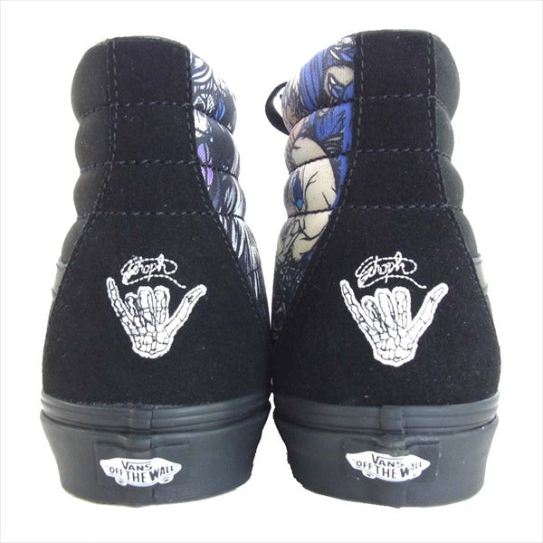 VANS バンズ VN0A38GEU7U SCHOPH SK8-HI ヴァンズ スケートハイ スニーカー 黒系【新古品】【未使用】【中古】