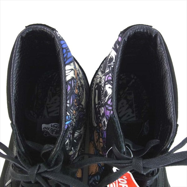 VANS バンズ VN0A38GEU7U SCHOPH SK8-HI ヴァンズ スケートハイ スニーカー 黒系【新古品】【未使用】【中古】