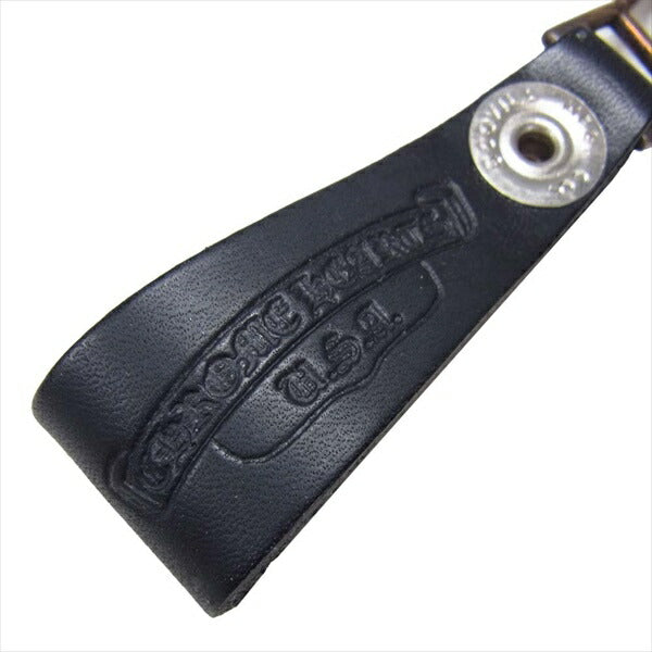 CHROME HEARTS クロムハーツ（原本無） クロスボール ベルトループ ブラック系 表記無し【中古】