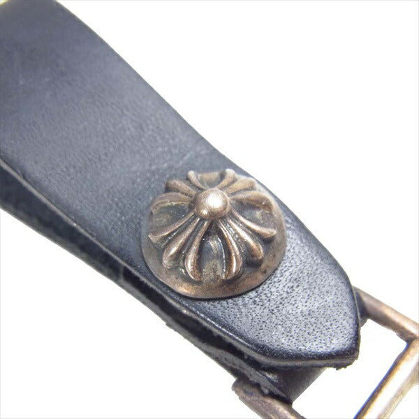 CHROME HEARTS クロムハーツ（原本無） クロスボール ベルトループ ブラック系 表記無し【中古】