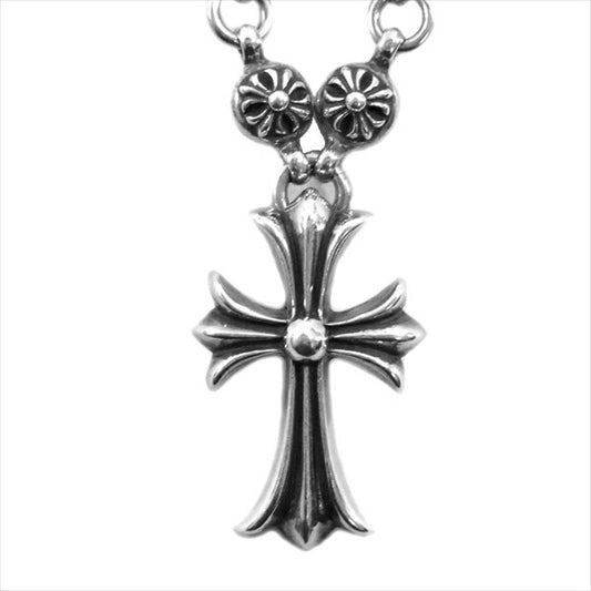 CHROME HEARTS クロムハーツ（原本無） スモール CHクロス クロスボール ネックレス ネックレス シルバー 表記無し【中古】