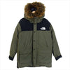 THE NORTH FACE ノースフェイス 国内正規品 ND91935 Mountain Down マウンテンダウンコート コート モスグリーン系 L【美品】【中古】