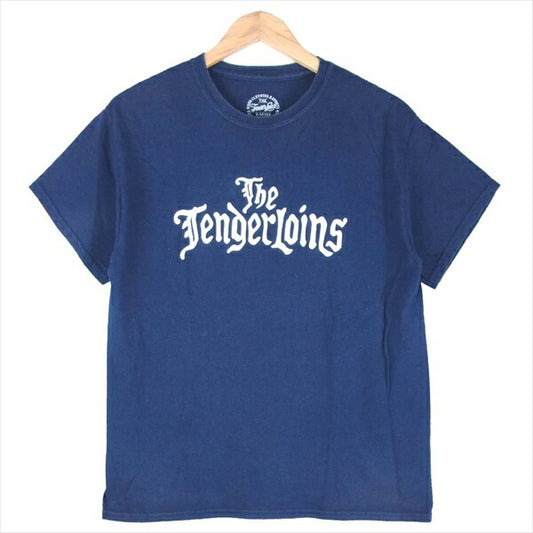 TENDERLOIN テンダーロイン T-TEE 本店限定 ロゴプリント Tシャツ ネイビー系 M【中古】