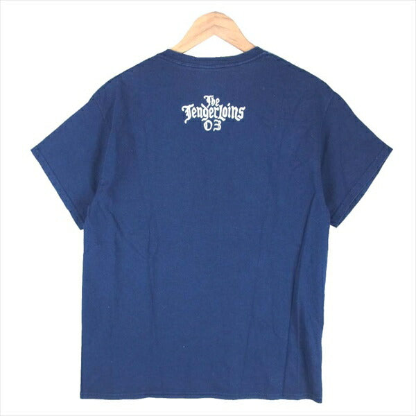 TENDERLOIN テンダーロイン T-TEE 本店限定 ロゴプリント Tシャツ ネイビー系 M【中古】