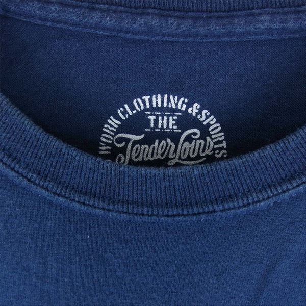 TENDERLOIN テンダーロイン T-TEE 本店限定 ロゴプリント Tシャツ ネイビー系 M【中古】