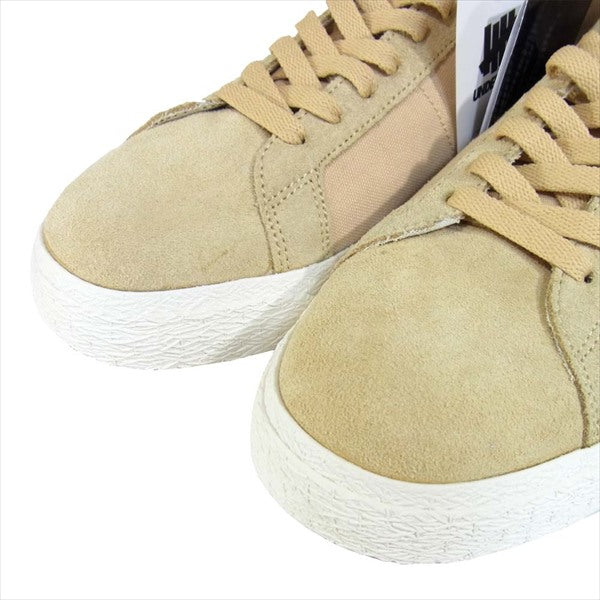 NIKE ナイキ CT0715-200 SB ZOOM BLAZER MID PRM 刺繍 スニーカー Sesame/MysticNavy-Sail US9.5【新古品】【未使用】【中古】