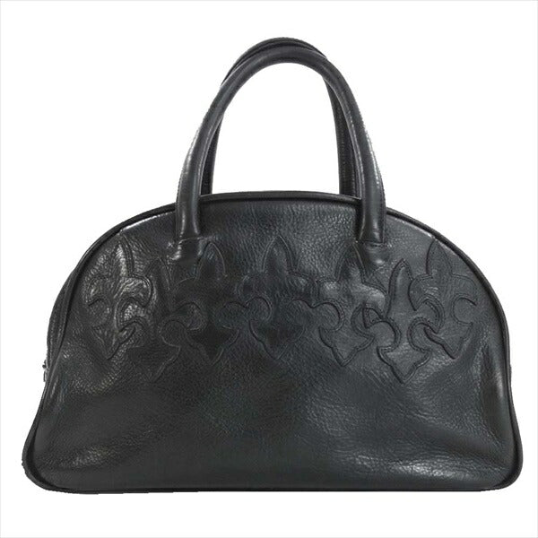 CHROME HEARTS クロムハーツ（原本有） 国内正規店原本付属 GYM ジムバッグ スモール レザー ハンド バッグ ブラック系【中古】