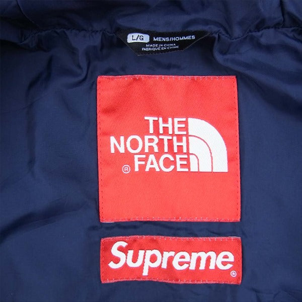 Supreme シュプリーム 15SS TNF Denim Dot Shot Jacket デニム ドット ショット ジャケット インディゴブルー系 L【新古品】【未使用】【中古】