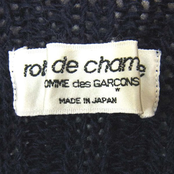 robe de chambre COMME des GARCONS ローブドシャンブルコムデギャルソン AD1997 ウール レディース ニット ネイビー系 サイズ表記無【中古】