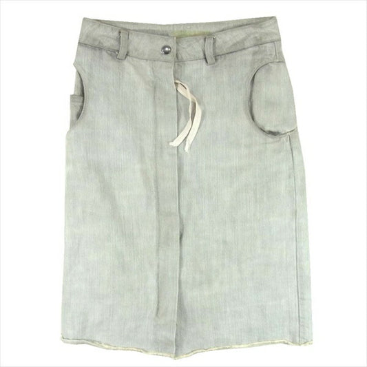 MAISON MARGIELA メゾンマルジェラ デニム イタリア製 コットン レディース スカート グレー系 36【中古】